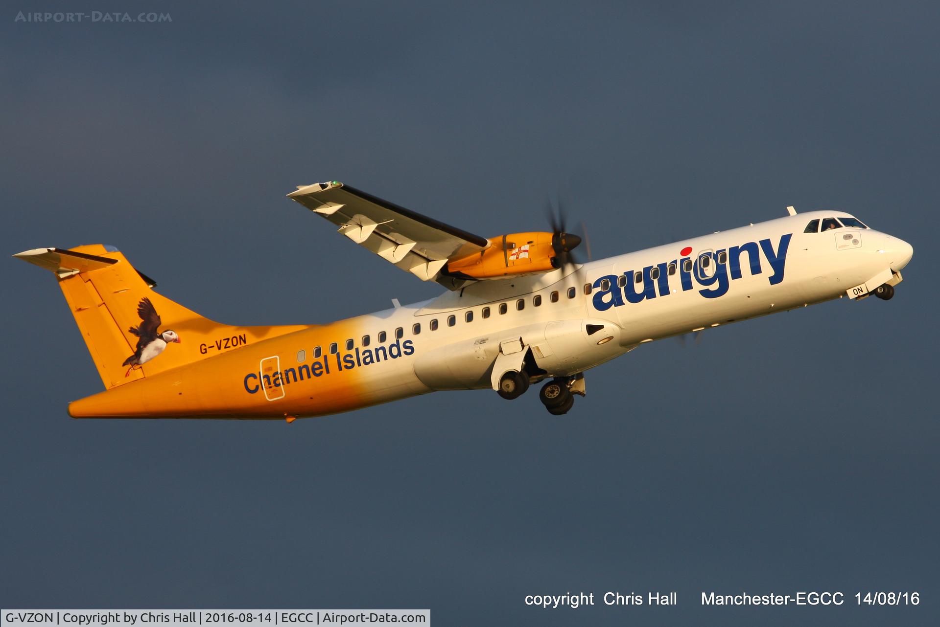 G-VZON, 2009 ATR 72-212A C/N 853, Aurigny Air Services