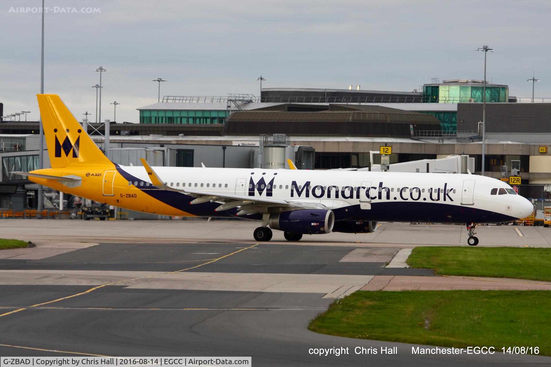 G-ZBAD, 2013 Airbus A321-231 C/N 5582, Monarch