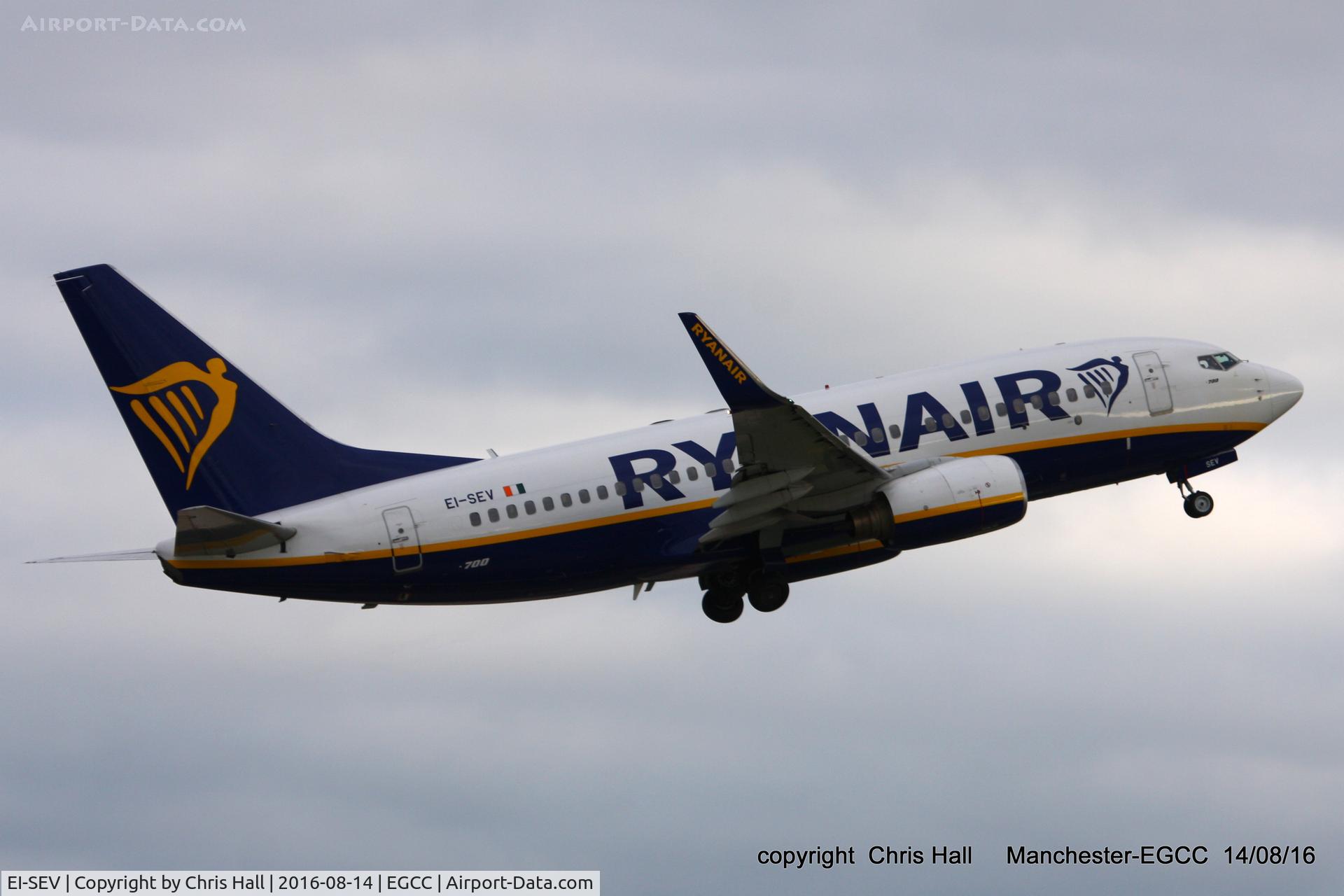 EI-SEV, 1999 Boeing 737-73S C/N 29078, Ryanair