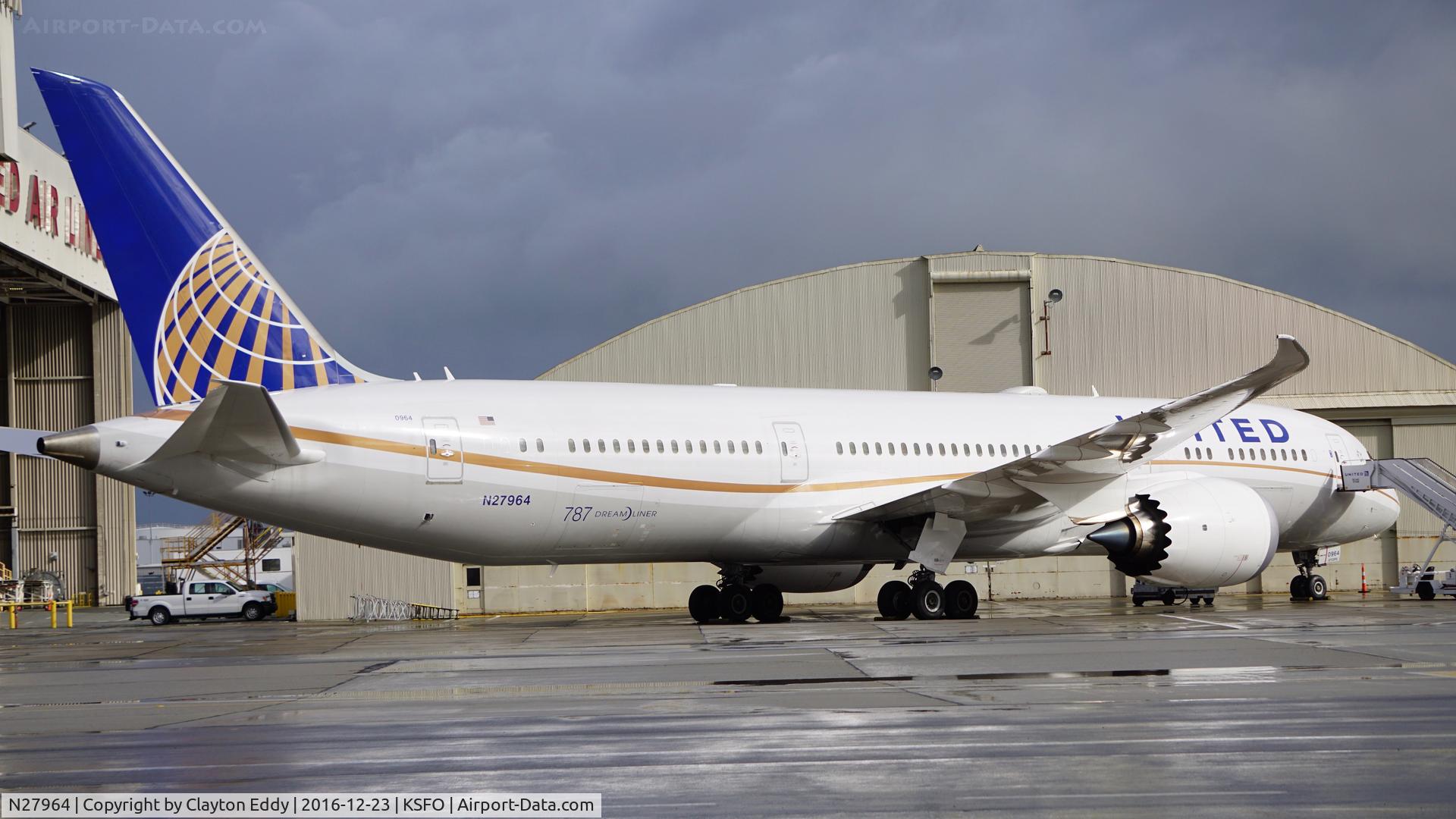 N27964, 2016 Boeing 787-9 Dreamliner C/N 37813, SFO 2016