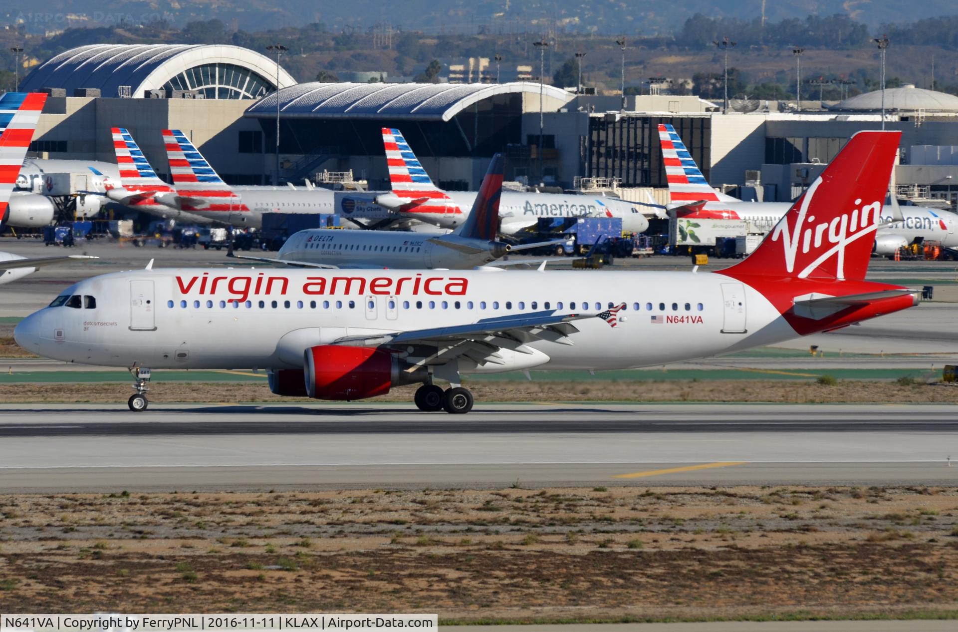 N641VA, 2008 Airbus A320-214 C/N 3656, Virgin America A320