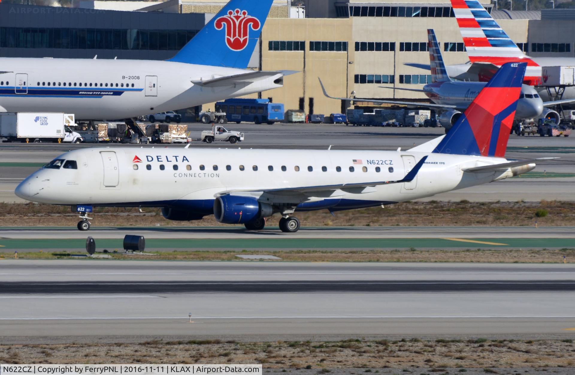 N622CZ, 2008 Embraer 175LR (ERJ-170-200LR) C/N 17000219, Delta Connection ERJ175