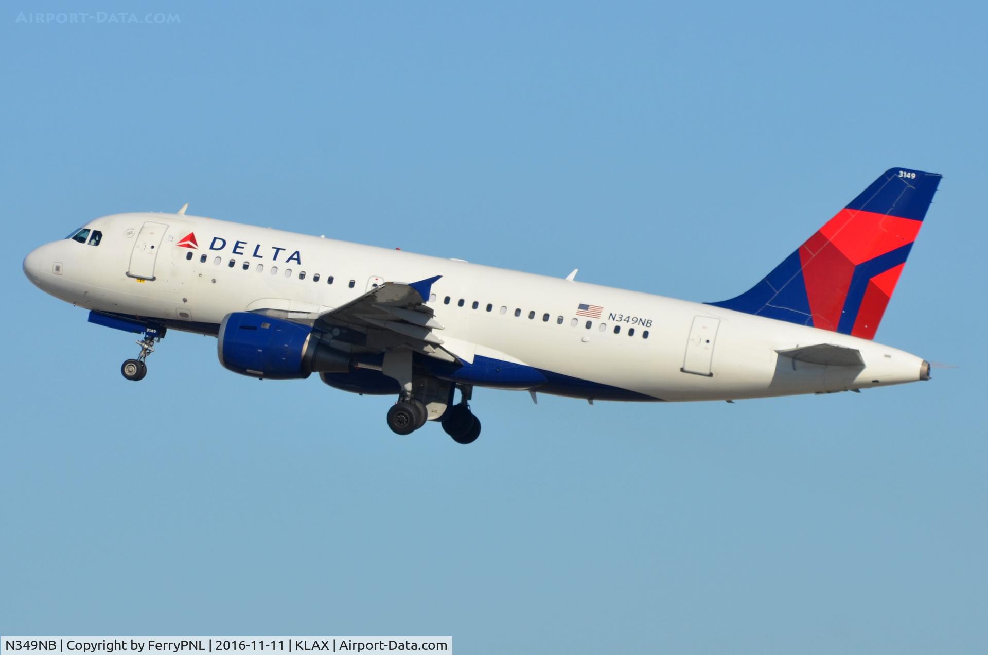 N349NB, 2002 Airbus A319-114 C/N 1815, Delta A319