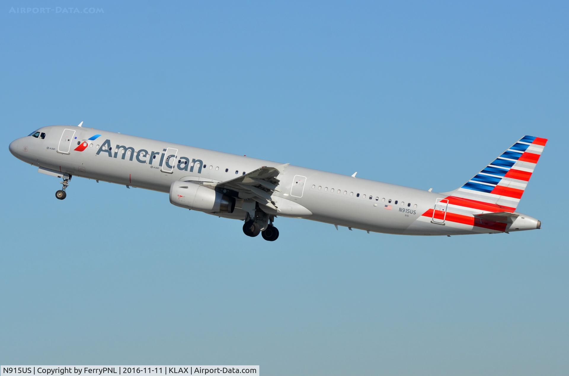 N915US, 2014 Airbus A321-231 C/N 6387, American A321