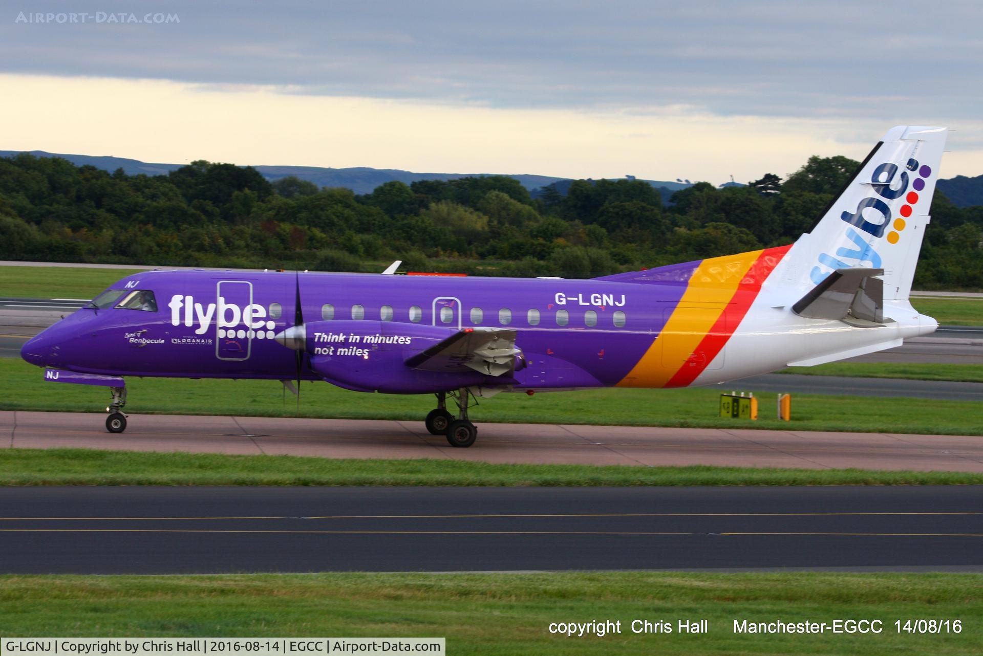 G-LGNJ, 1989 Saab 340B C/N 340B-173, flybe operated by Loganair