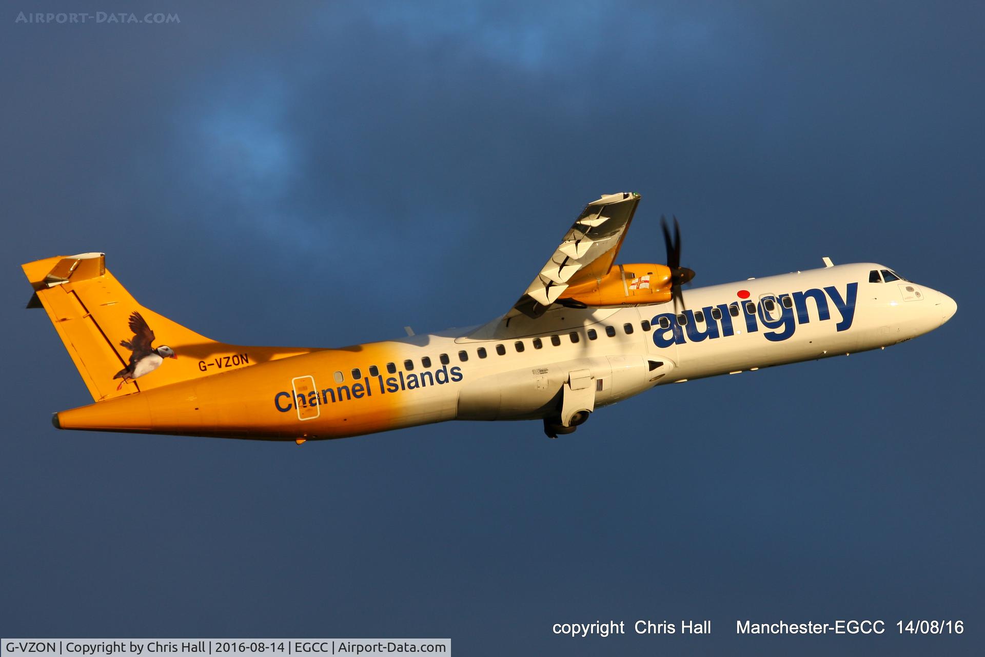 G-VZON, 2009 ATR 72-212A C/N 853, Aurigny Air Services