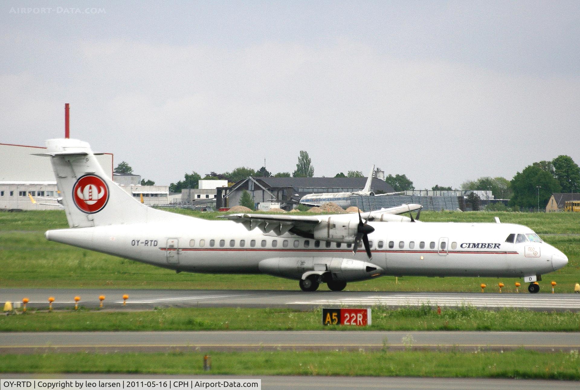 OY-RTD, 1997 ATR 72-202 C/N 509, Copenhagen 16.5.11