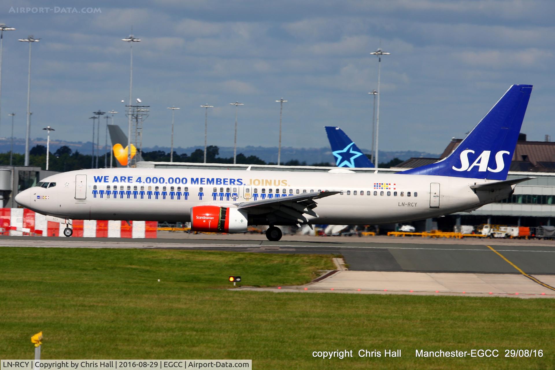 LN-RCY, 2001 Boeing 737-883 C/N 28324, SAS Scandinavian Airlines 