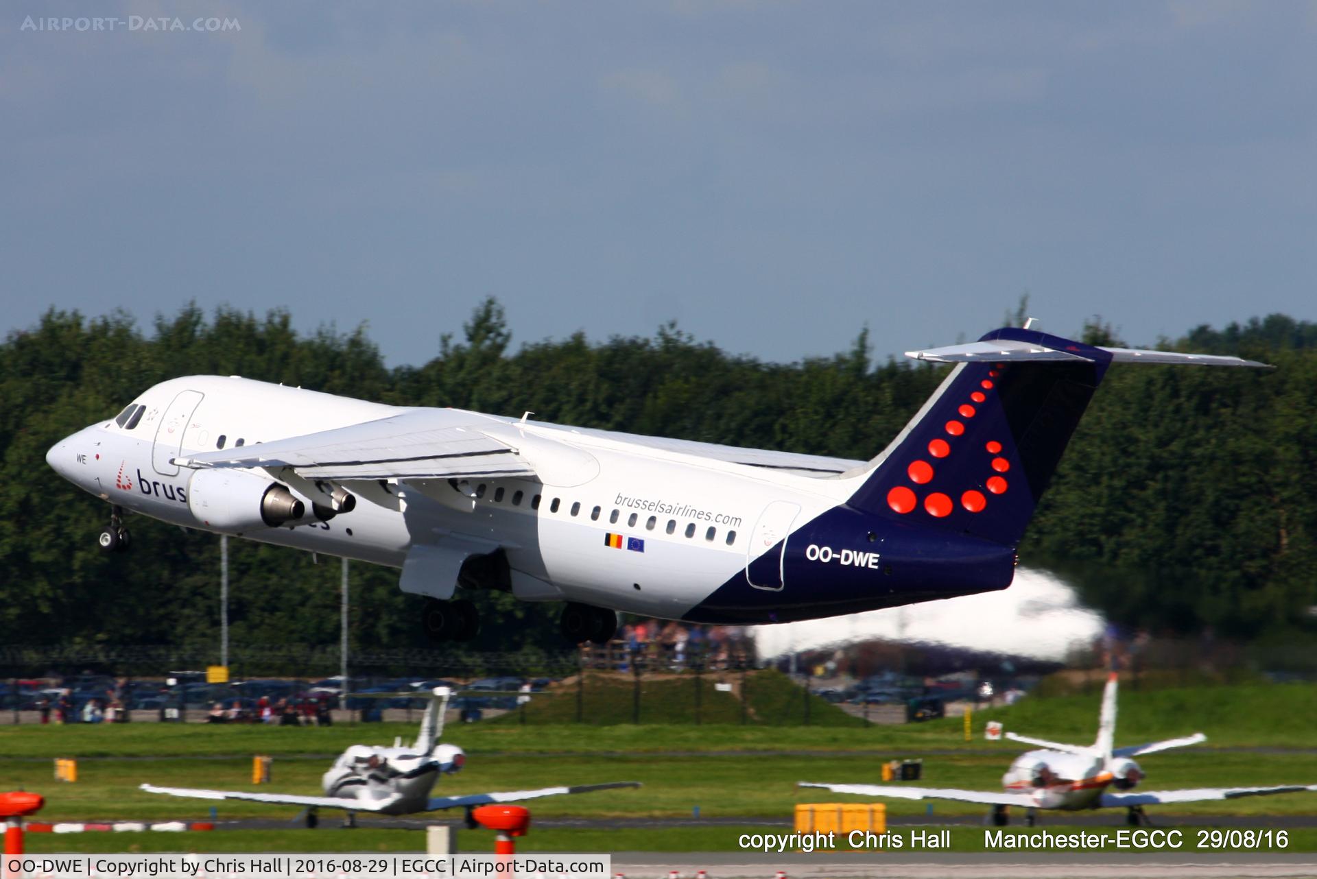 OO-DWE, 1998 British Aerospace Avro 146-RJ100 C/N E3327, Brussels Airlines