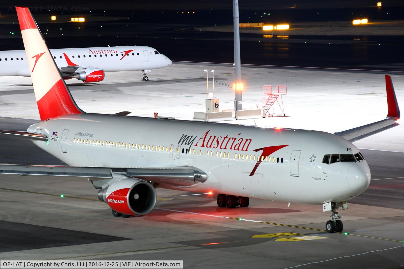 OE-LAT, 1991 Boeing 767-31A C/N 25273, Austrian Airlines