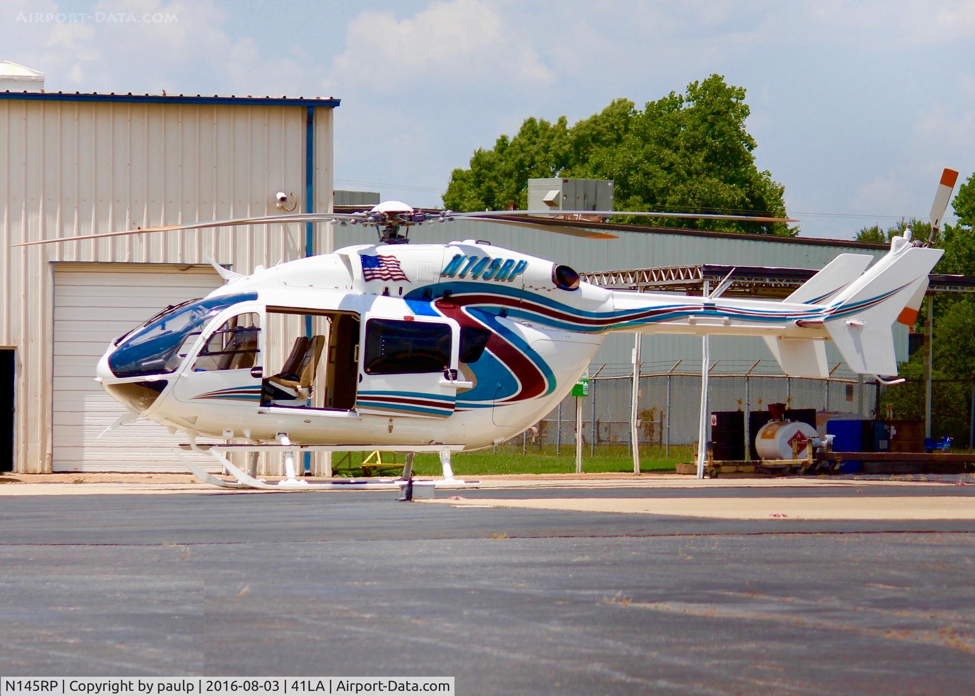 N145RP, 2009 Eurocopter-Kawasaki EC-145 (BK-117C-2) C/N 9241, At Metro Aviation. EC-145