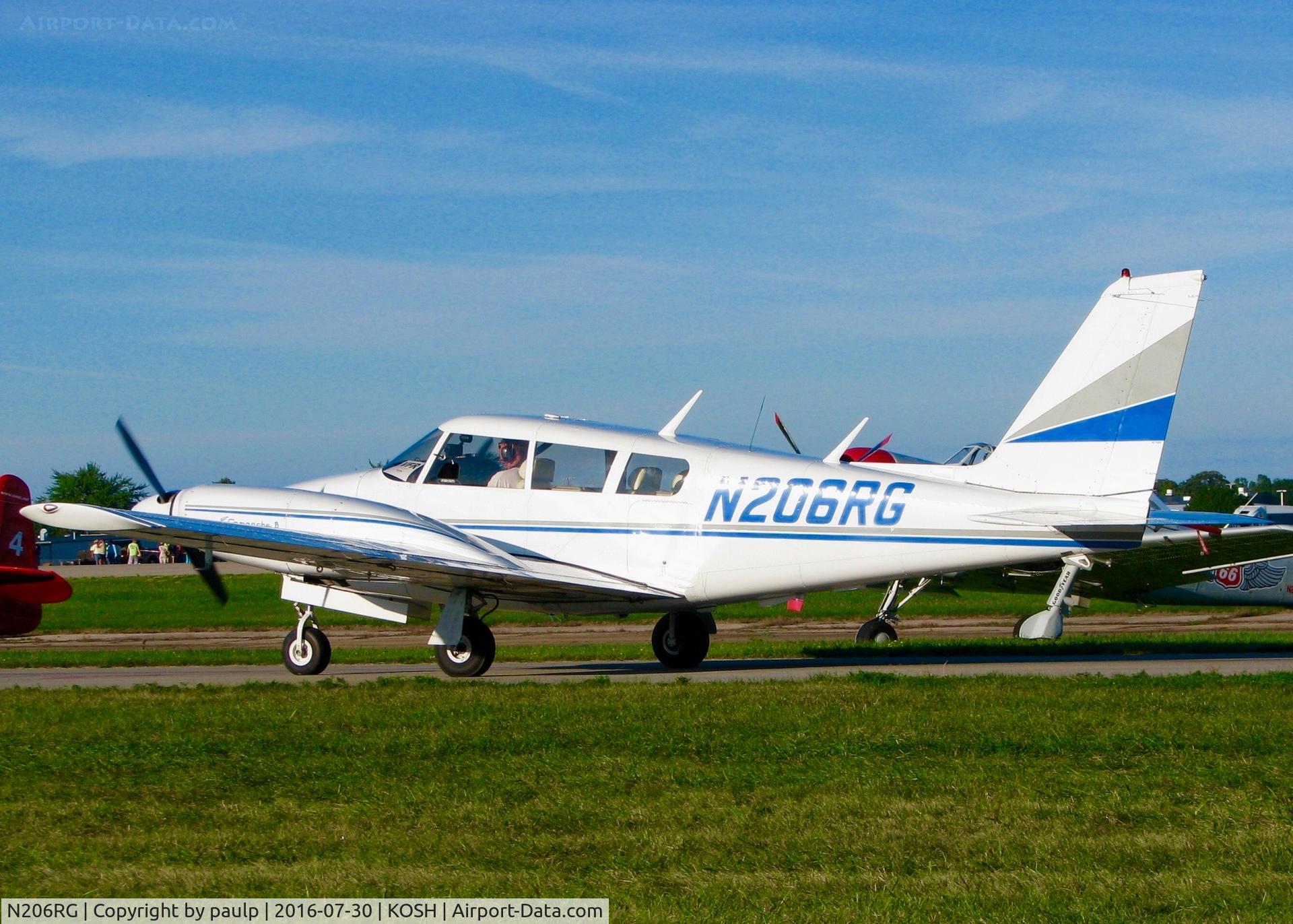 N206RG, 1967 Piper PA-30-160 Twin Comanche Twin Comanche C/N 30-1427, At Oshkosh.