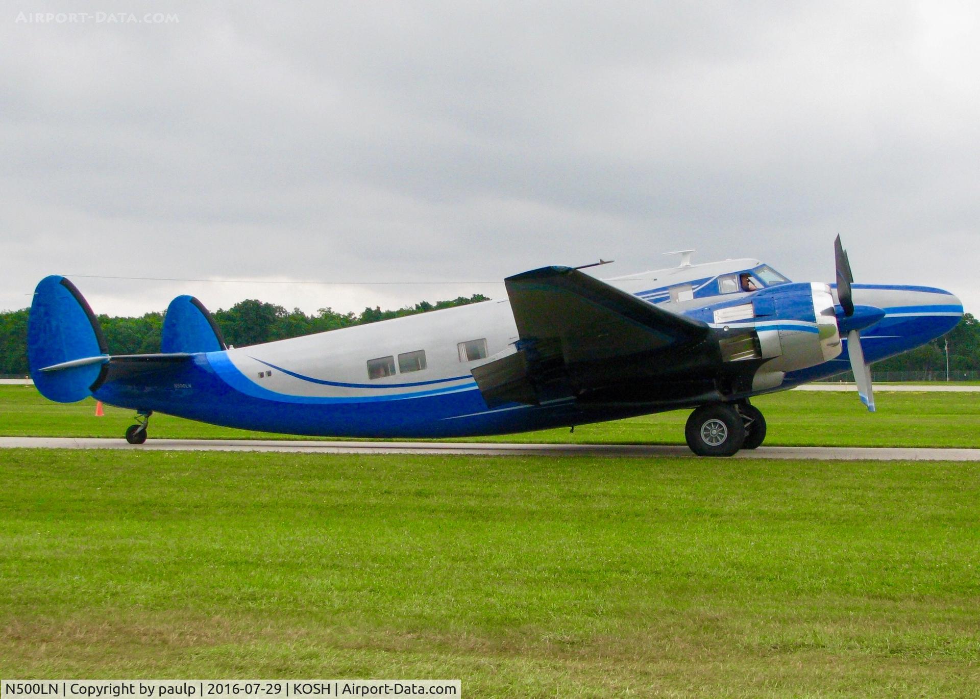 N500LN, 1960 Howard (Lockheed) 500 (PV-1/B-34 Ventura) C/N 5560/49, At Oshkosh.
