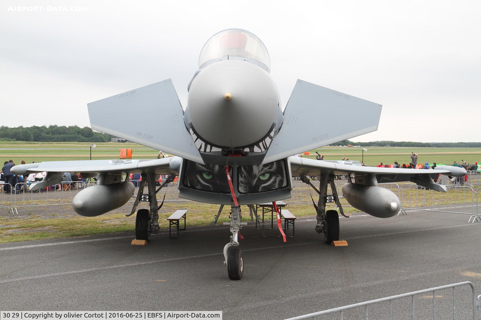 30 29, 2006 Eurofighter EF-2000 Typhoon S C/N 104/GS018, air intakes covers with special markings