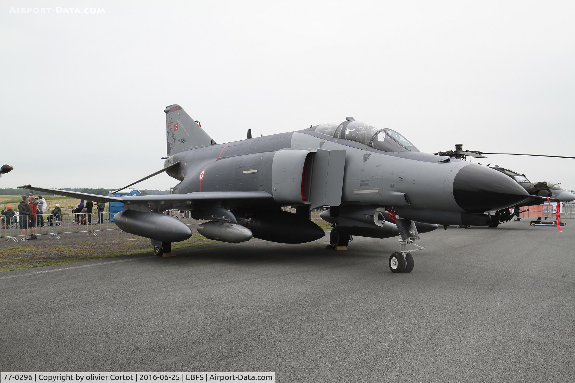 77-0296, 1977 McDonnell Douglas F-4E-65-MC (2020) Phantom C/N 5009, Florennes airshow 2016