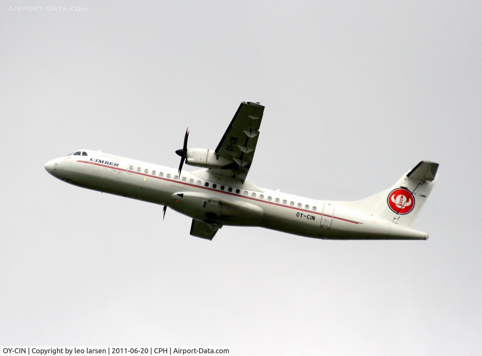 OY-CIN, 1999 ATR 72-212A C/N 568, Copenhagen 20.6.11