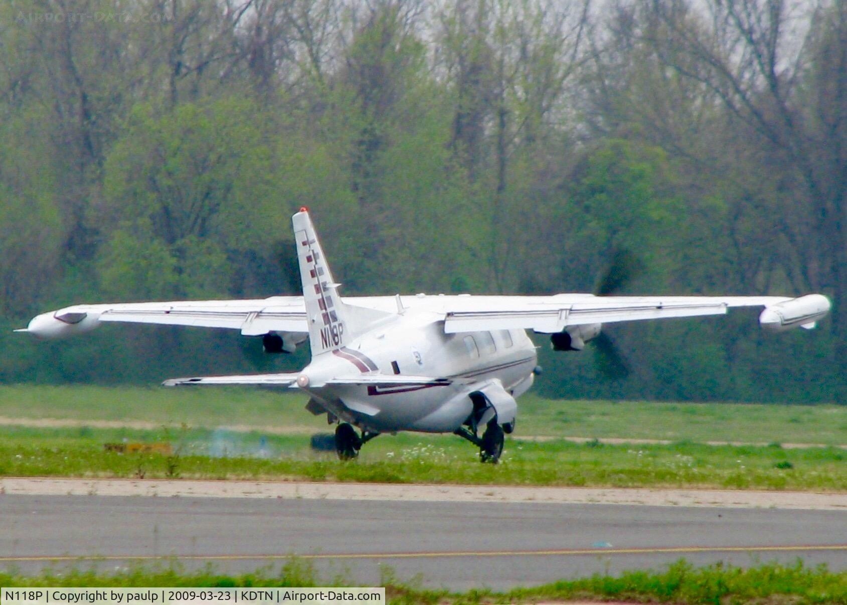 N118P, 1974 Mitsubishi MU-2B-35J C/N 646, At Downtown Shreveport.