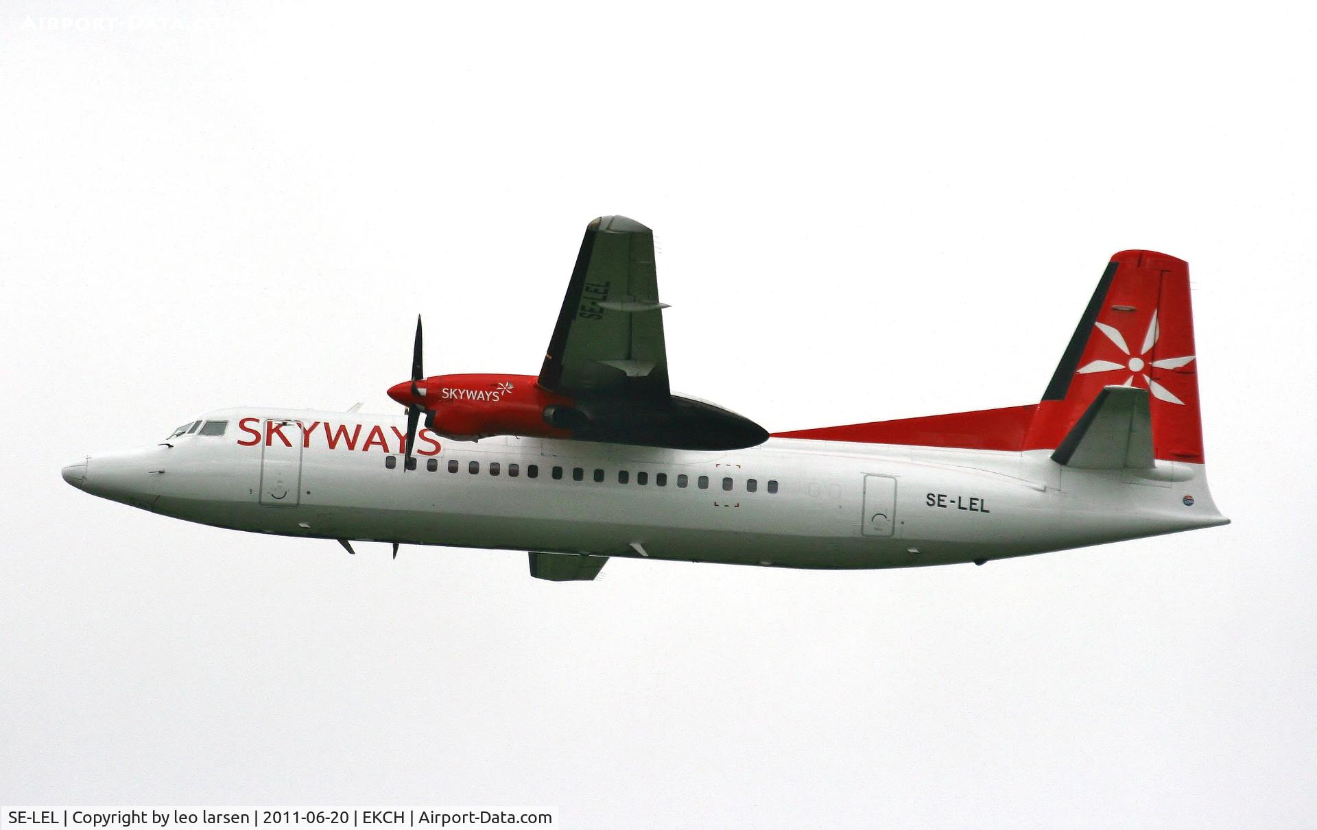 SE-LEL, 1987 Fokker 50 C/N 20110, Copenhagen 20.6.11