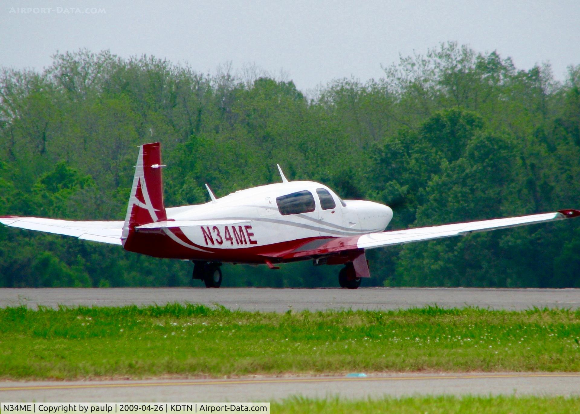 N34ME, Mooney M20TN Acclaim C/N 31-0124, At Downtown Shreveport.