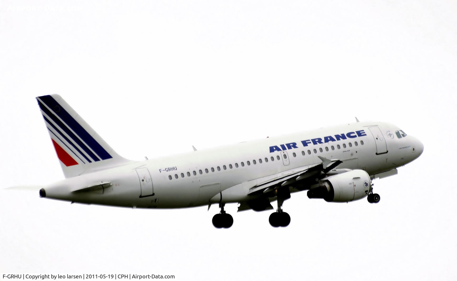 F-GRHU, 2001 Airbus A319-111 C/N 1471, Copenhagen 19.5.11