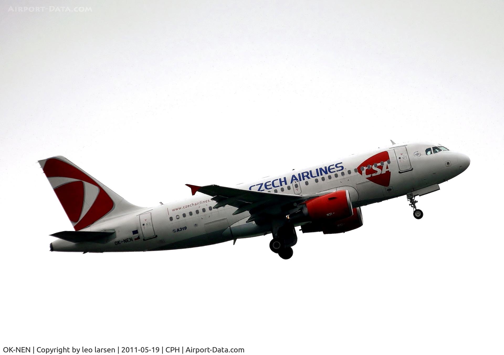 OK-NEN, 2008 Airbus A319-112 C/N 3436, Copenhagen 19.5.11