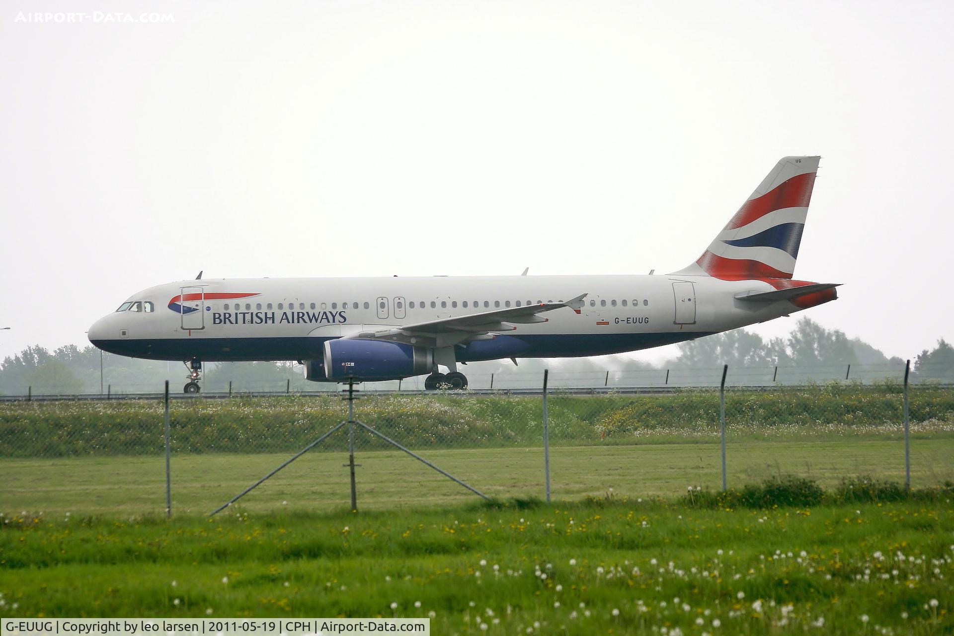 G-EUUG, 2002 Airbus A320-232 C/N 1829, Copenhagen 19.5.11