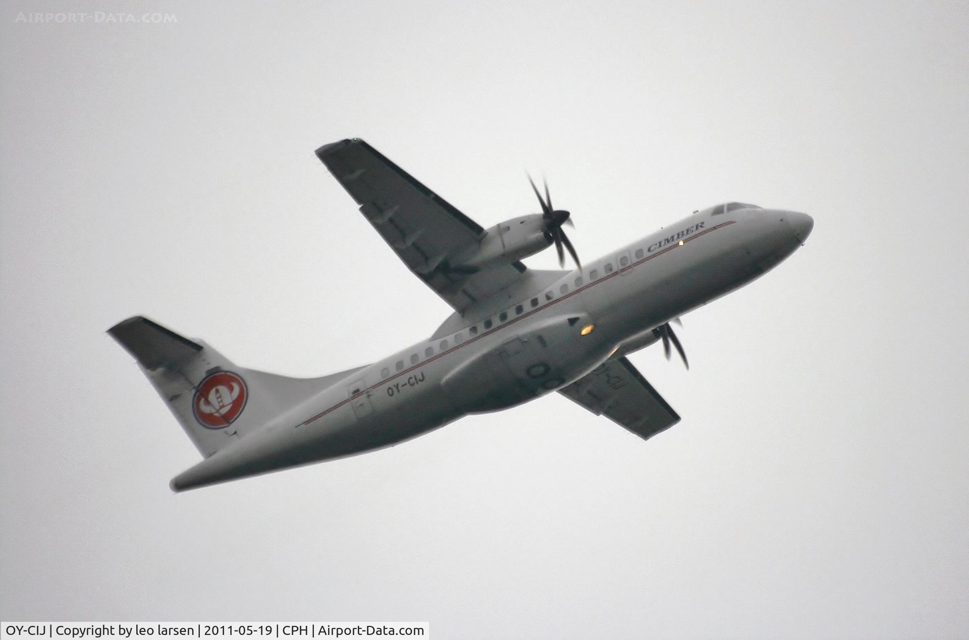 OY-CIJ, 1996 ATR 42-500 C/N 497, Copenhagen 19.5.11