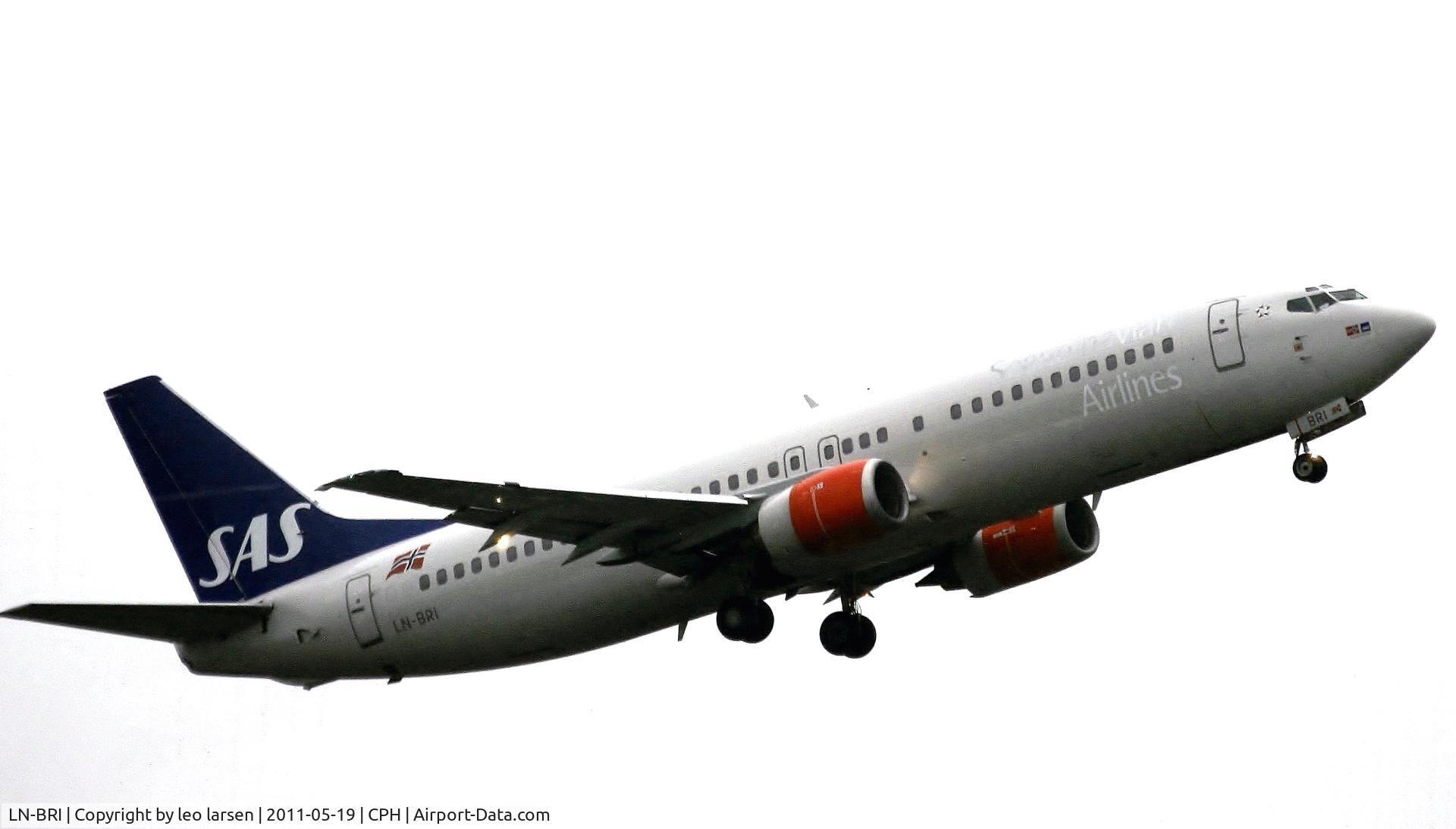 LN-BRI, 1990 Boeing 737-405 C/N 24644, Copenhagen 19.5.11