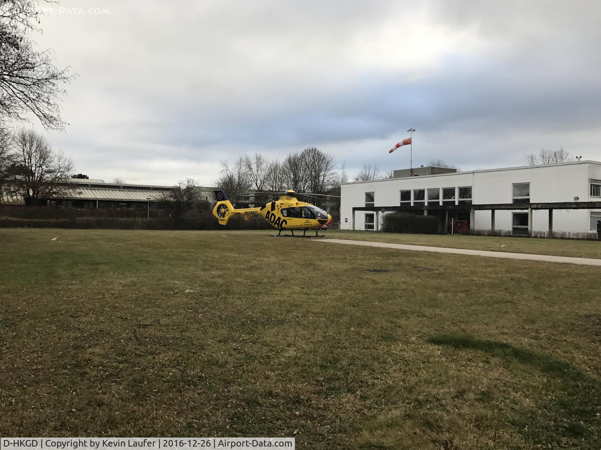 D-HKGD, 2012 Eurocopter EC-135P-2+ C/N 1036, Krankenhaus Günzburg - Bayern - Germany