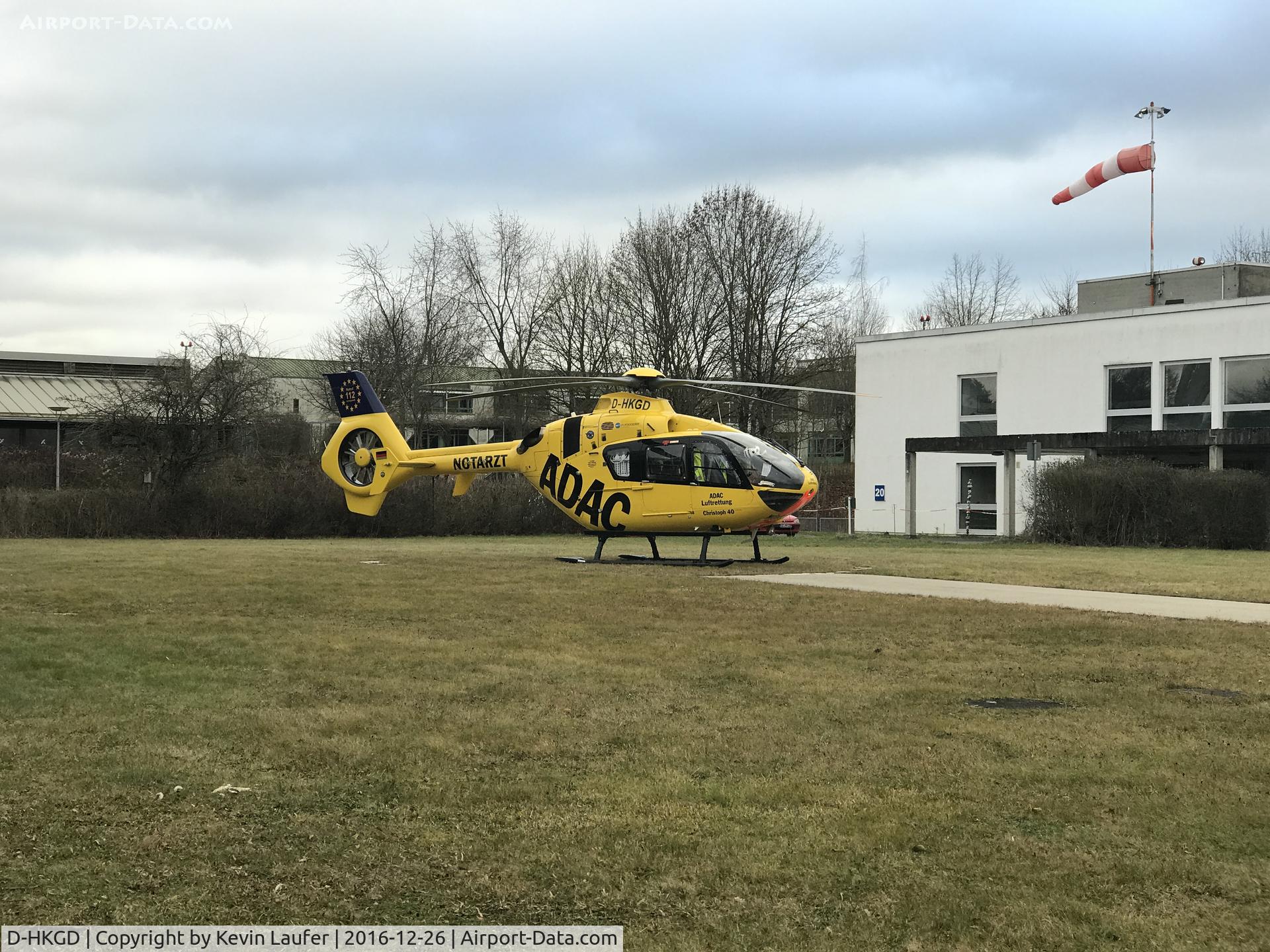 D-HKGD, 2012 Eurocopter EC-135P-2+ C/N 1036, Krankenhaus Günzburg - Bayern - Germany