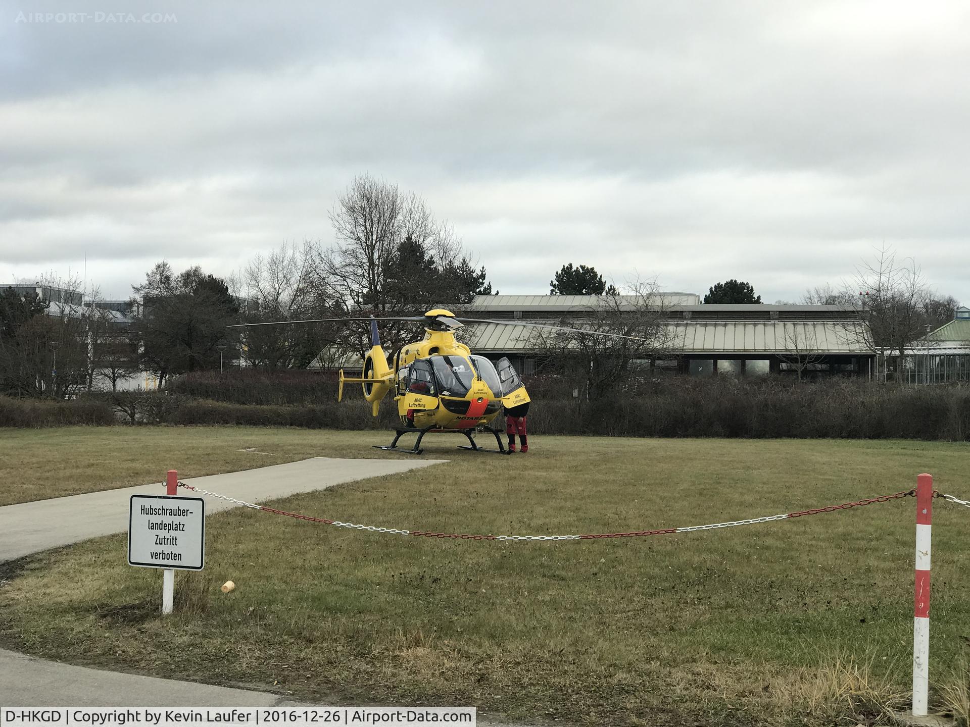 D-HKGD, 2012 Eurocopter EC-135P-2+ C/N 1036, Krankenhaus Günzburg - Bayern - Germany