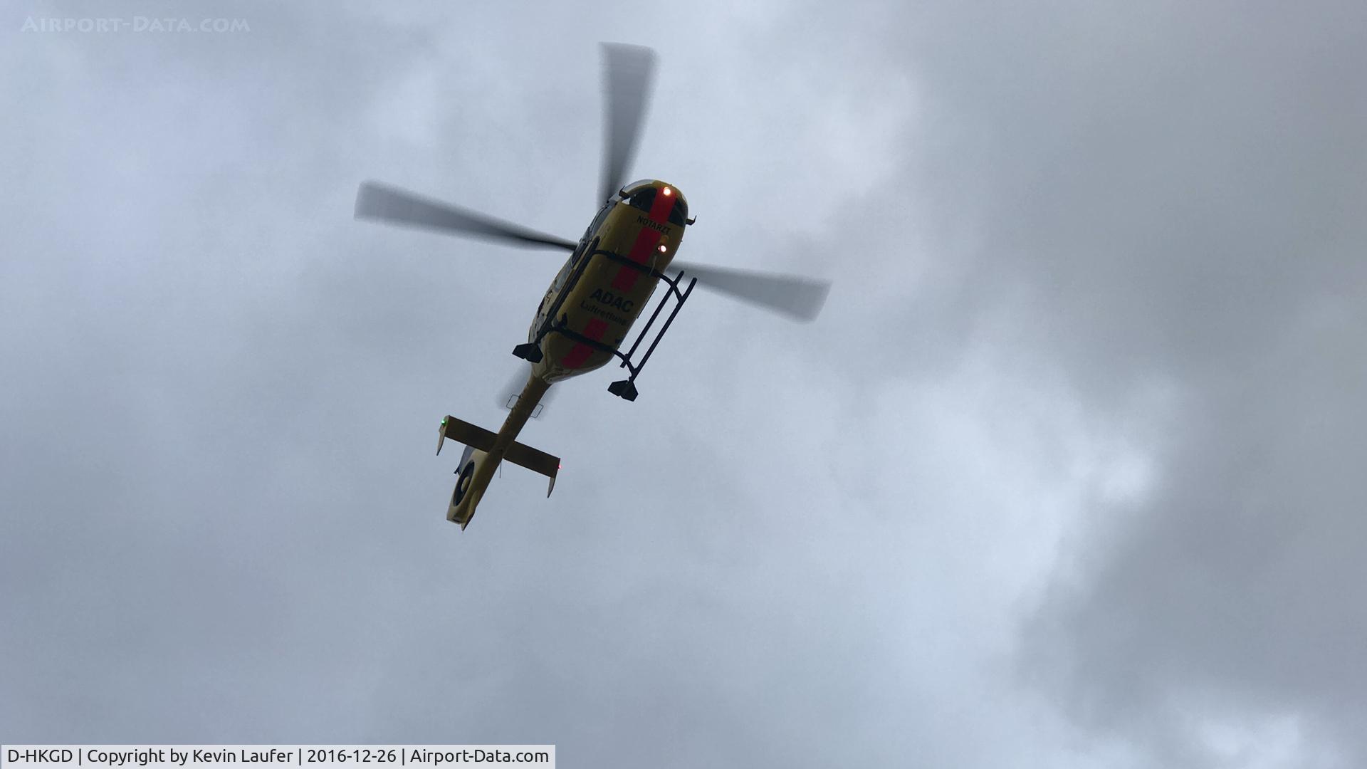 D-HKGD, 2012 Eurocopter EC-135P-2+ C/N 1036, Krankenhaus Günzburg - Bayern - Germany