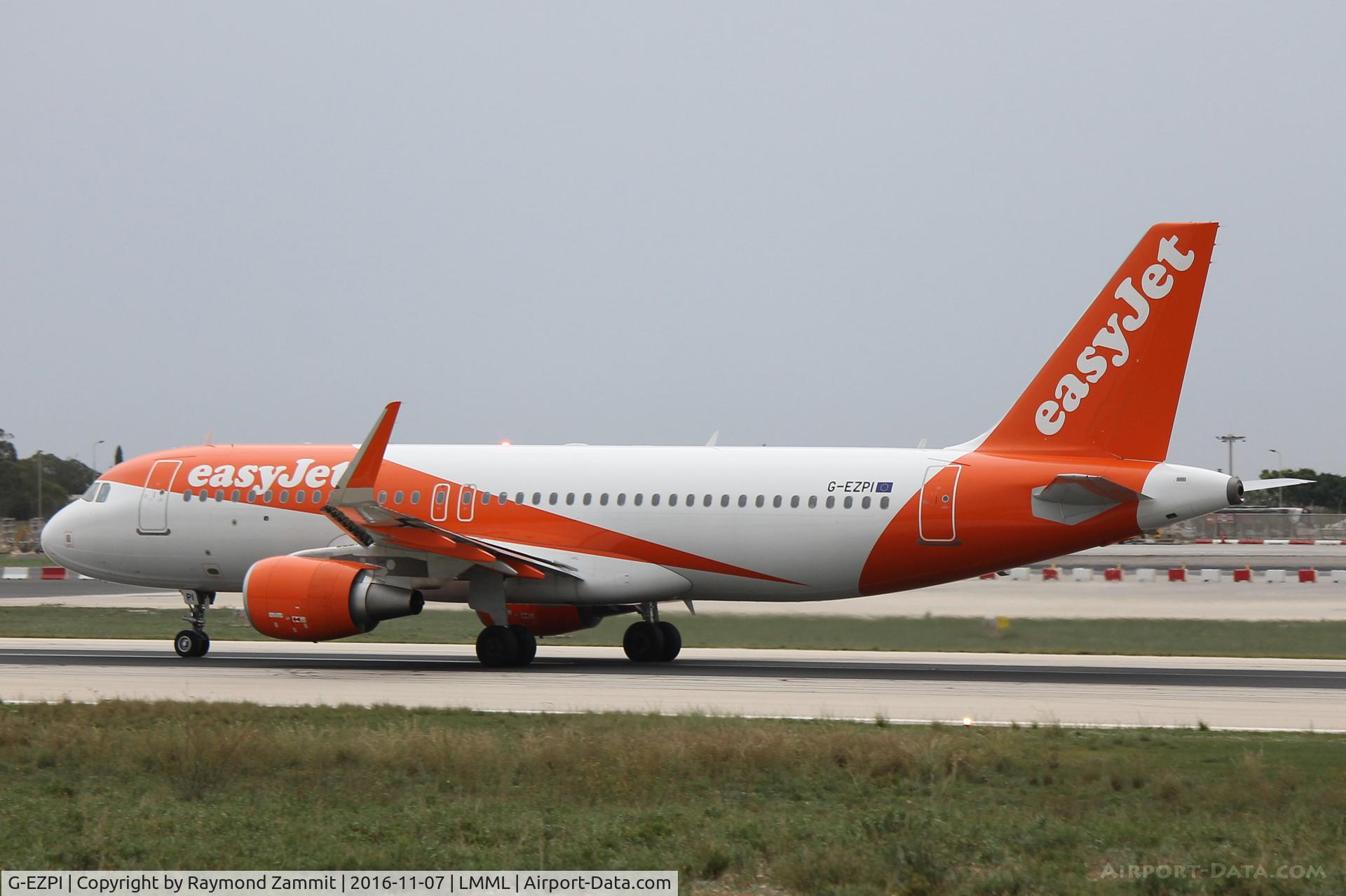 G-EZPI, 2016 Airbus A320-214 C/N 7104, A320 G-EZPI Easyjet