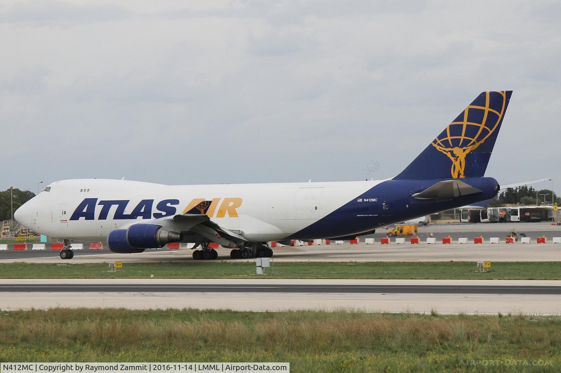 N412MC, 2000 Boeing 747-47UF C/N 30559/1244, B747 N-412MC Atlas Air