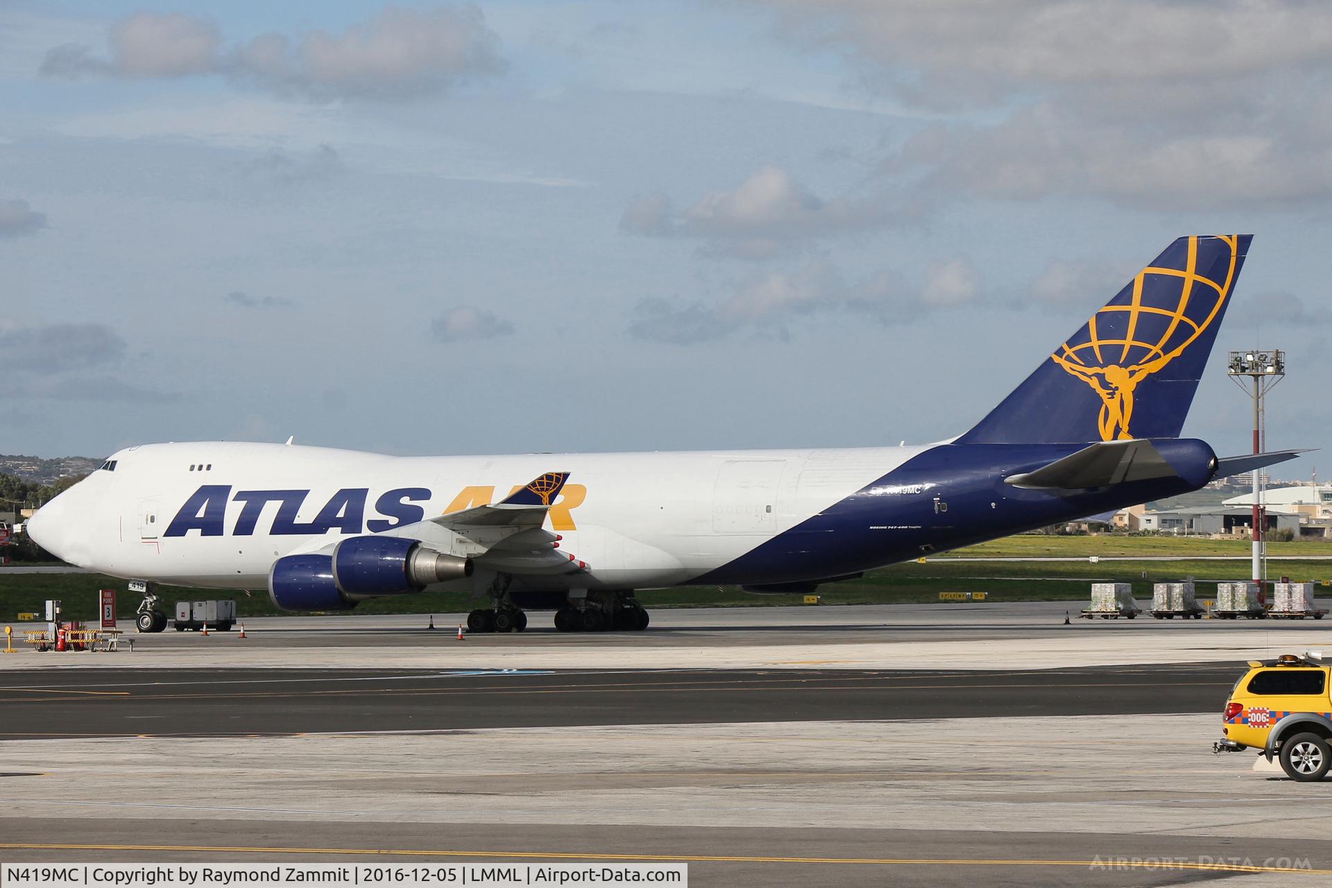 N419MC, 1996 Boeing 747-48EF C/N 28367, B747 N419MC Atlas Air