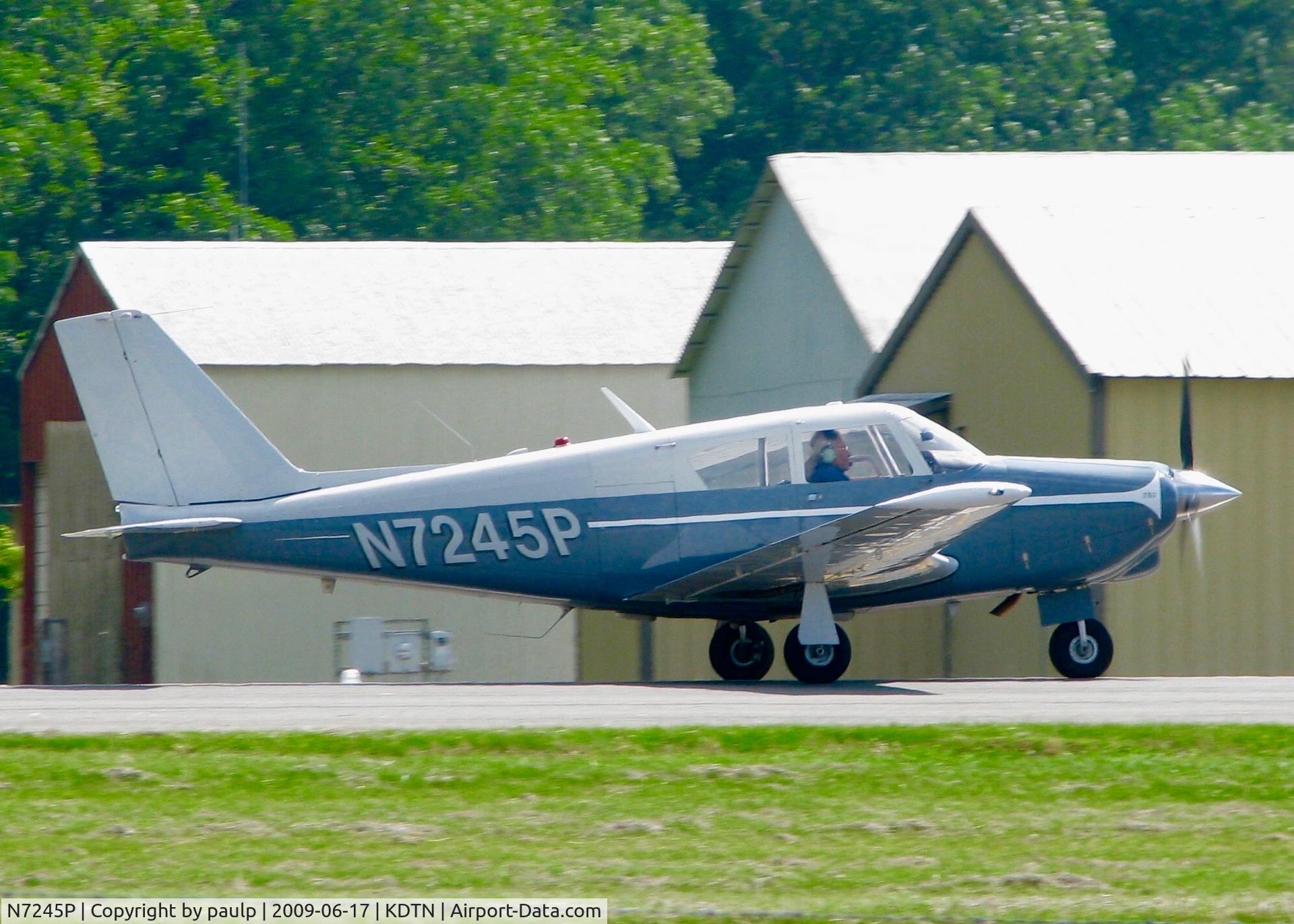 N7245P, 1960 Piper PA-24-250 Comanche C/N 24-2419, At Downtown Shreveport.