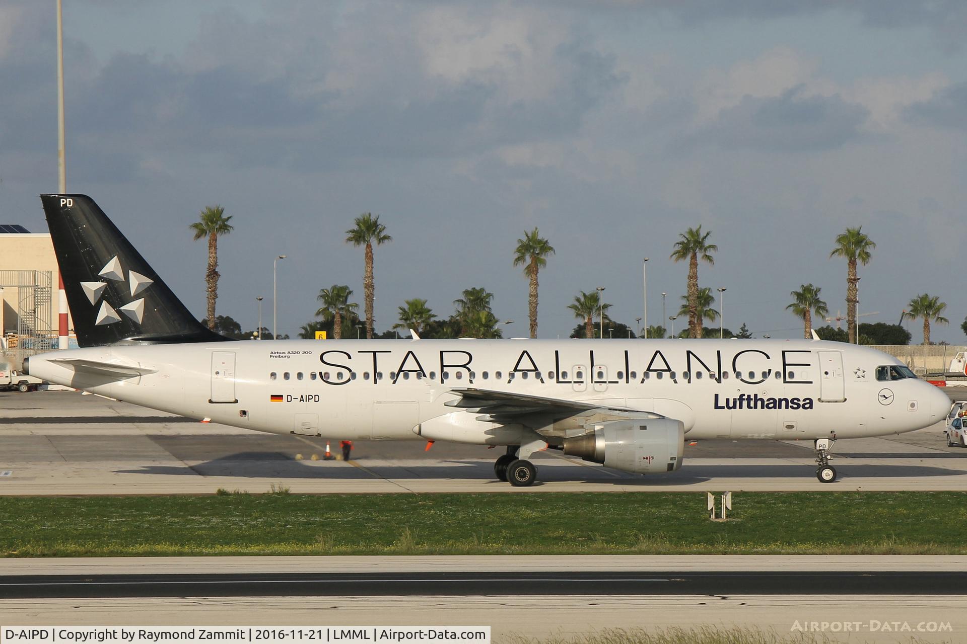 D-AIPD, 1989 Airbus A320-211 C/N 0072, A320 D-AIPD Lufthansa StarAlliance