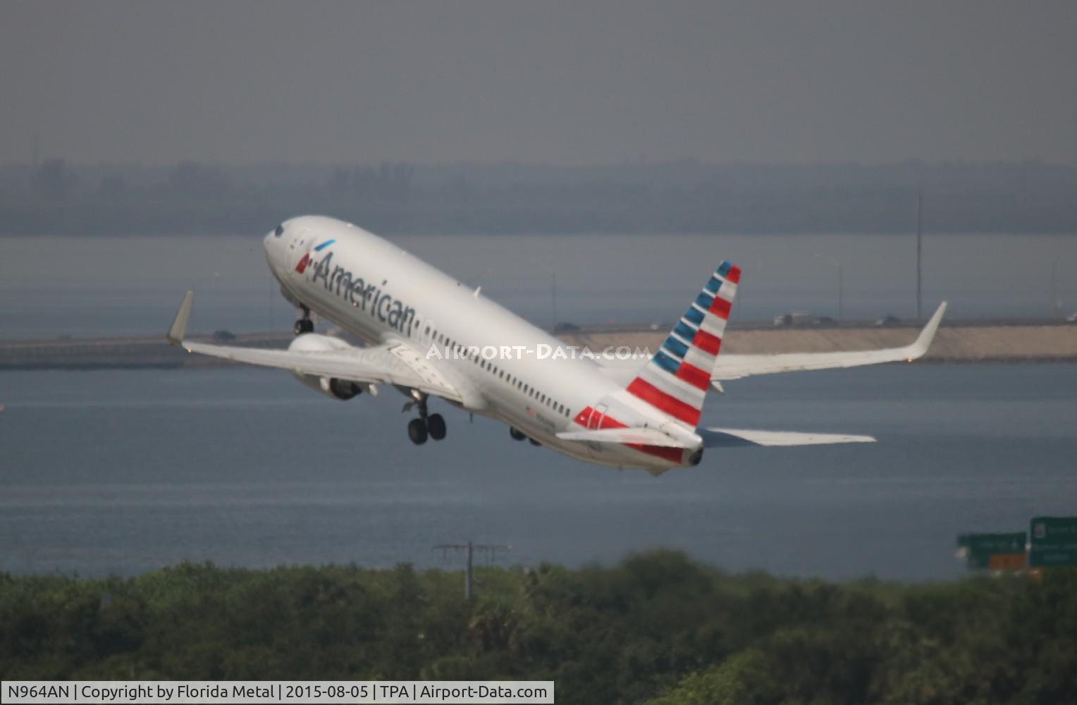 N964AN, 2001 Boeing 737-823 C/N 30093, American