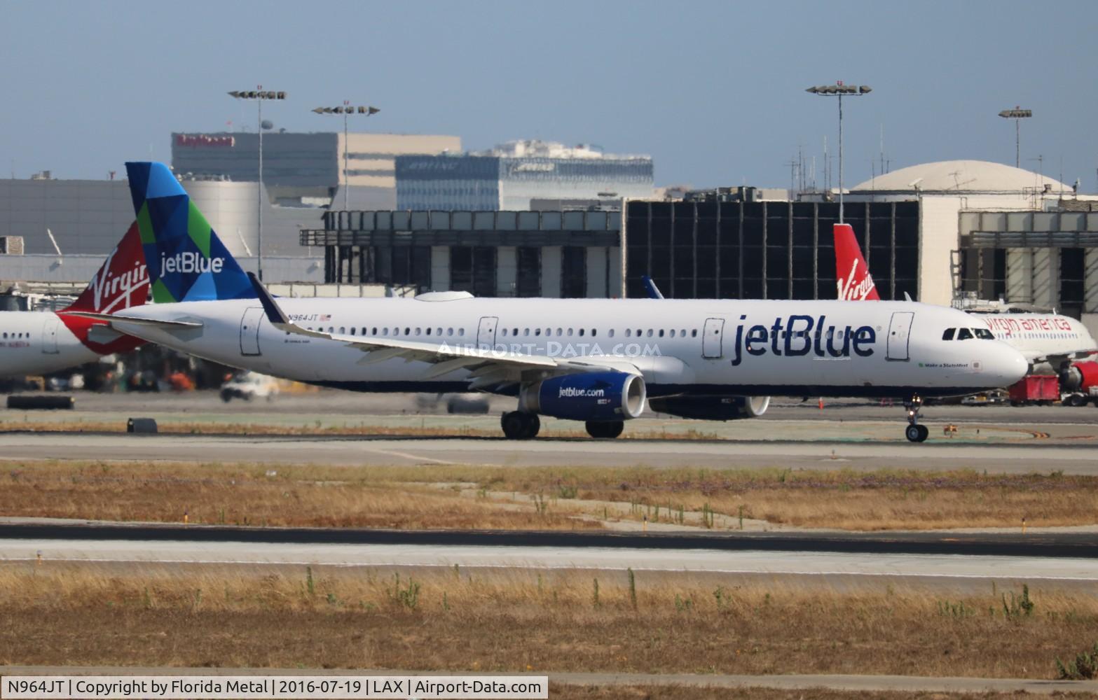 N964JT, 2016 Airbus A321-231 C/N 7018, Jet Blue