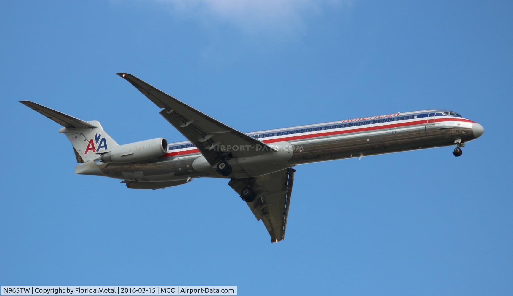 N965TW, 1999 McDonnell Douglas MD-83 (DC-9-83) C/N 53615, American