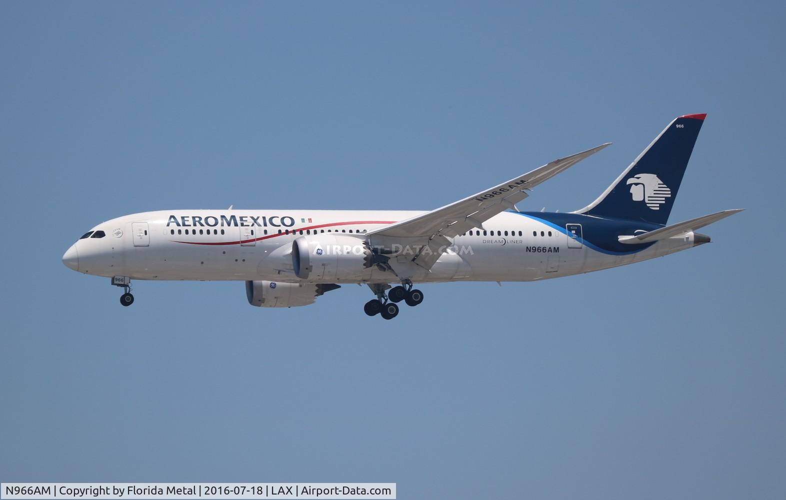 N966AM, 2014 Boeing 787-8 Dreamliner C/N 35311, Aeromexico