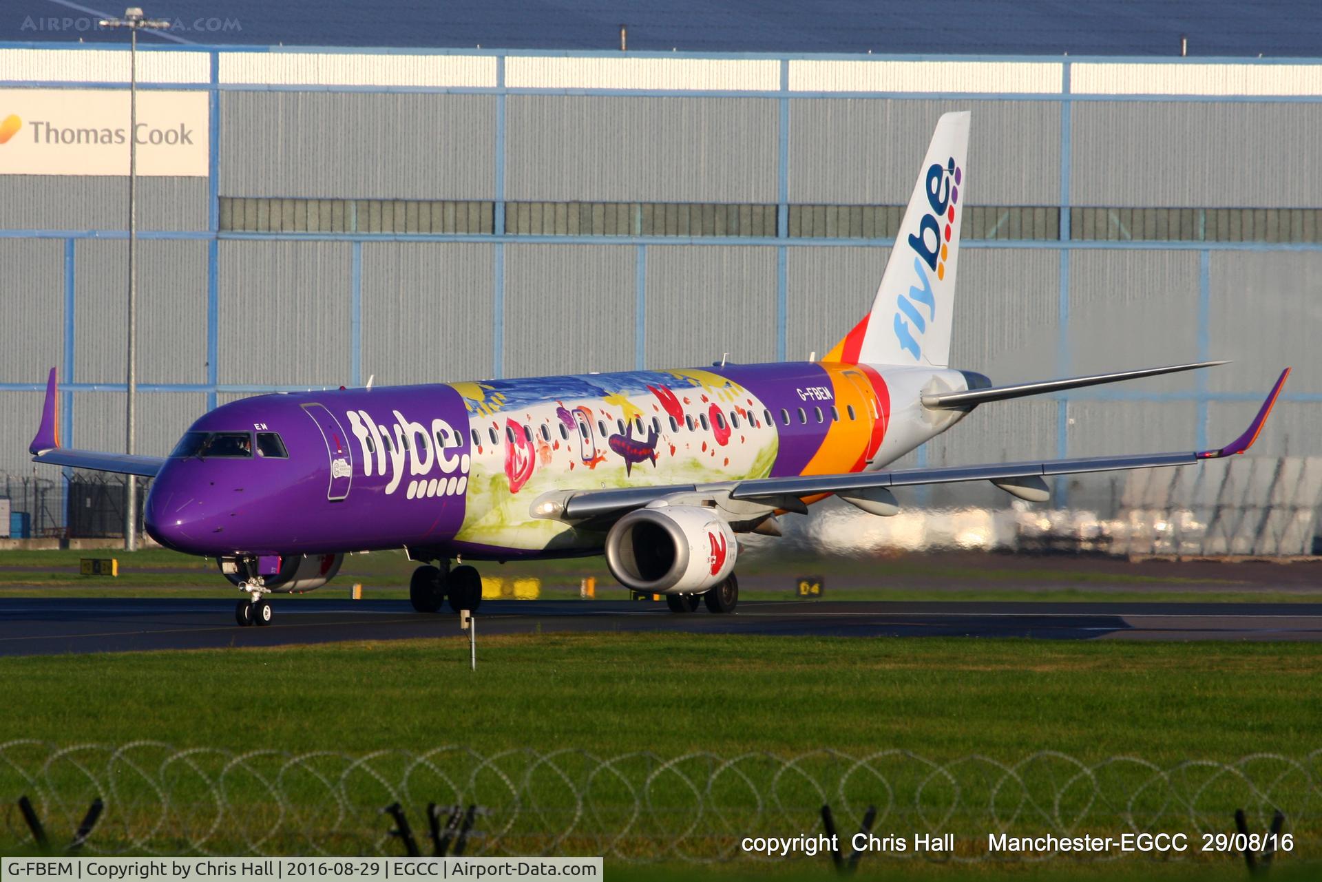 G-FBEM, 2008 Embraer 195LR (ERJ-190-200LR) C/N 19000204, flybe 
