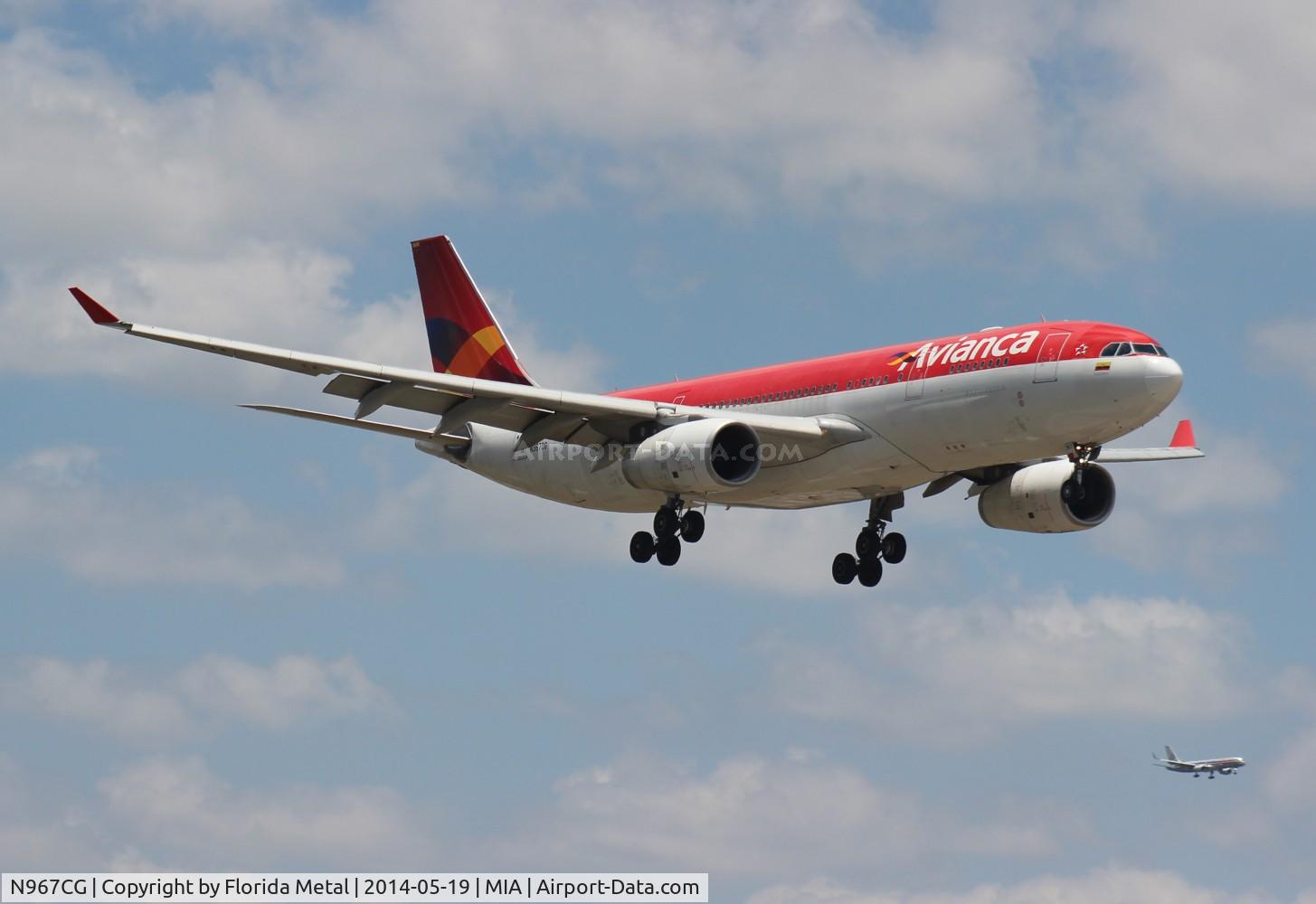 N967CG, 2008 Airbus A330-243 C/N 0967, Avianca