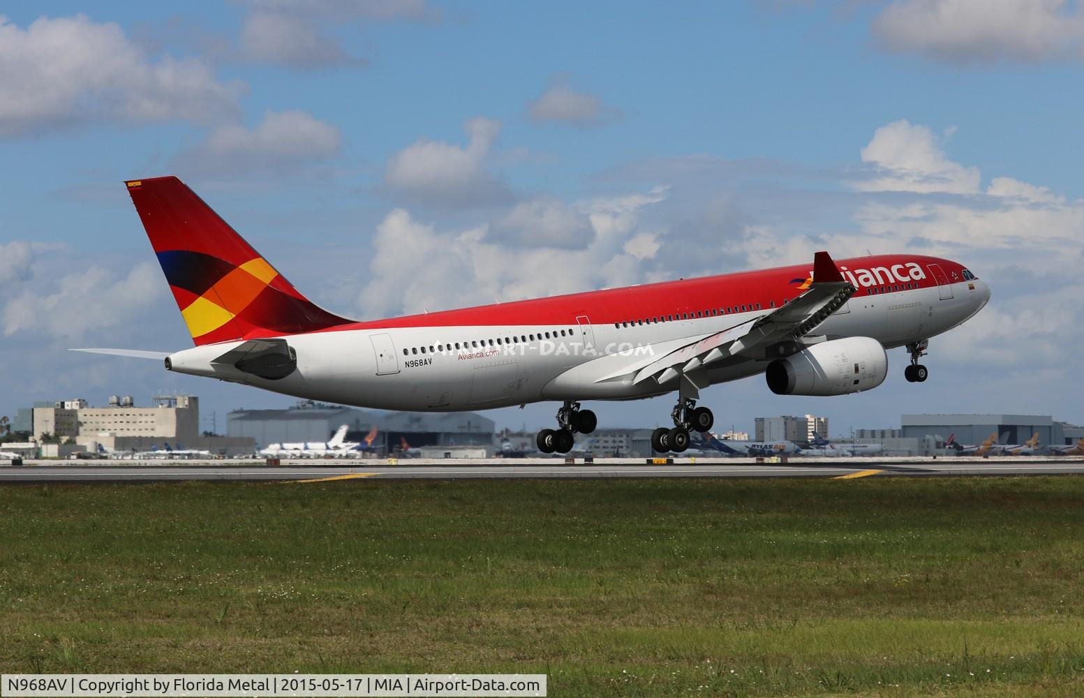 N968AV, 2009 Airbus A330-243 C/N 1009, Avianca