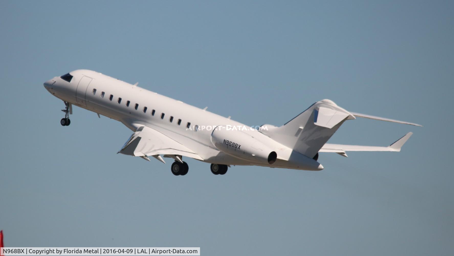 N968BX, 2015 Bombardier BD-700-1A10 Global 6000 C/N 9694, Global 6000