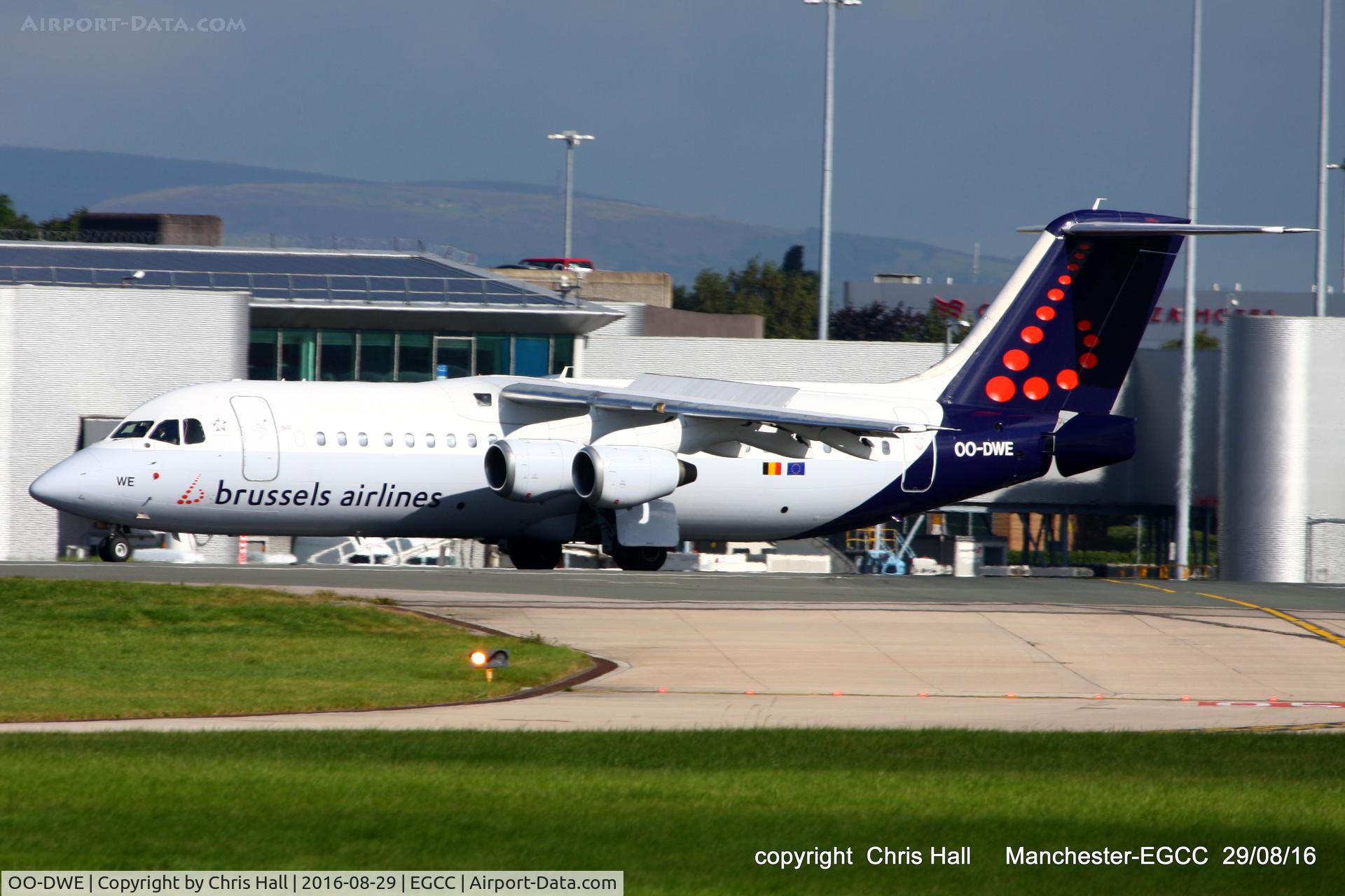 OO-DWE, 1998 British Aerospace Avro 146-RJ100 C/N E3327, Brussels Airlines