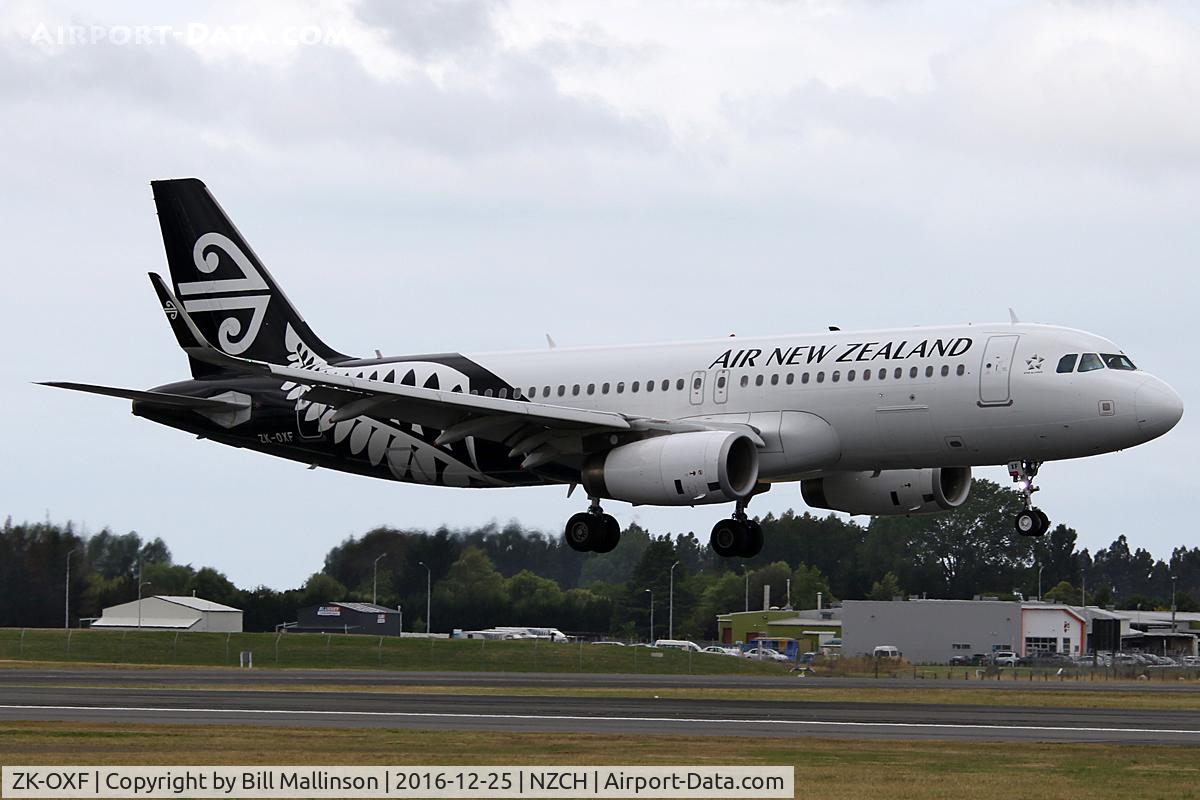 ZK-OXF, 2014 Airbus A320-232 C/N 6182, NZ517 from AKL