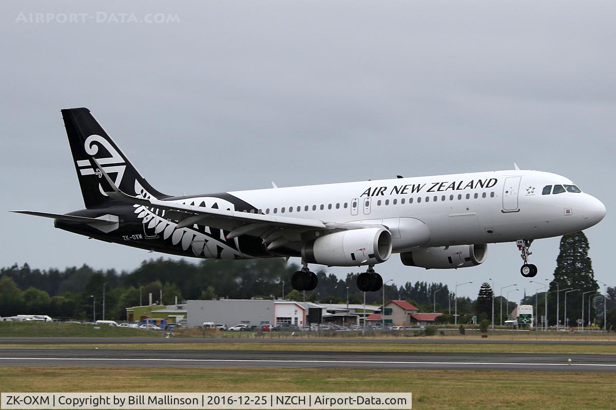 ZK-OXM, 2016 Airbus A320-232 C/N 7362, NZ636 from ZQN