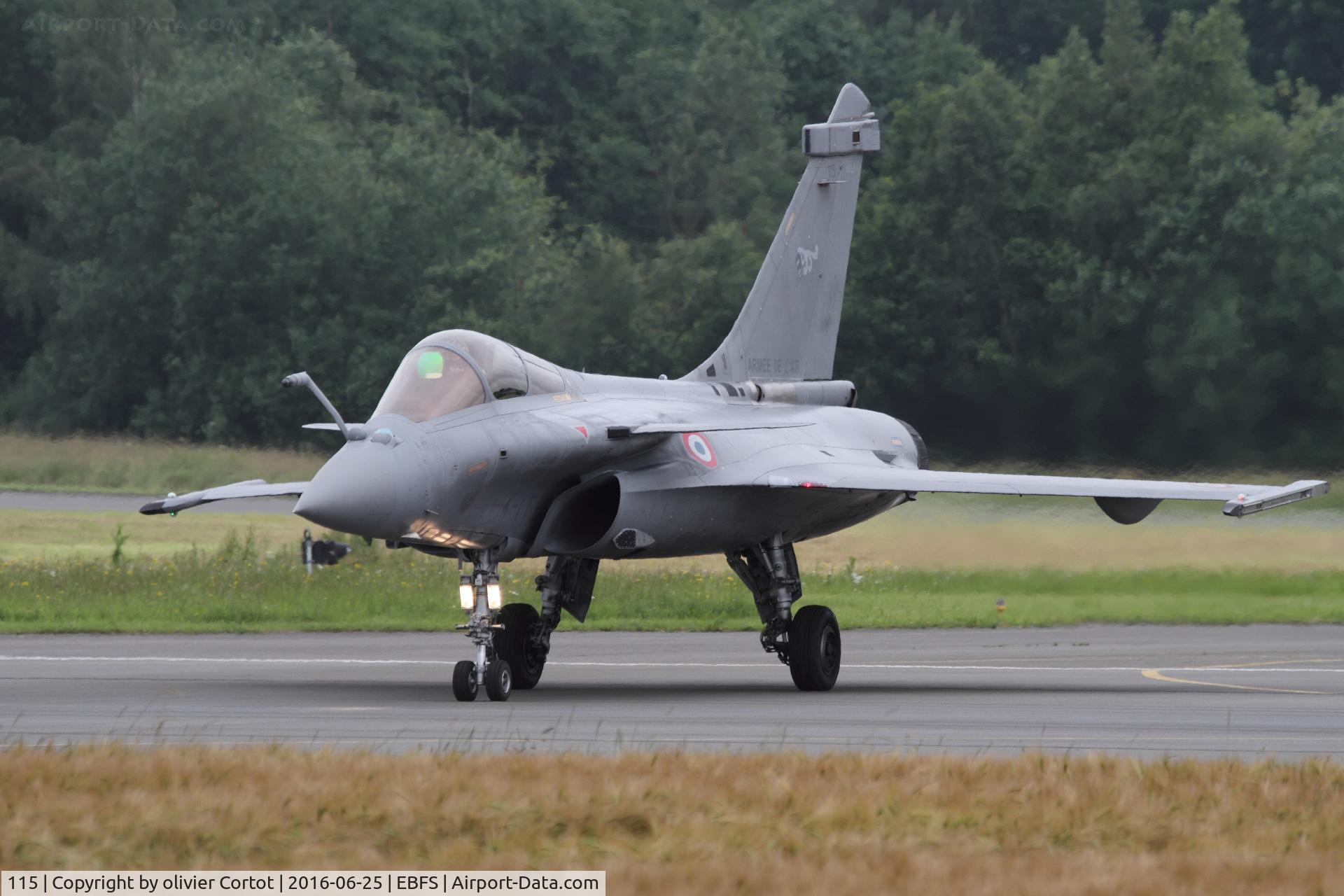 115, 2009 Dassault Rafale C C/N 115, Florennes airshow