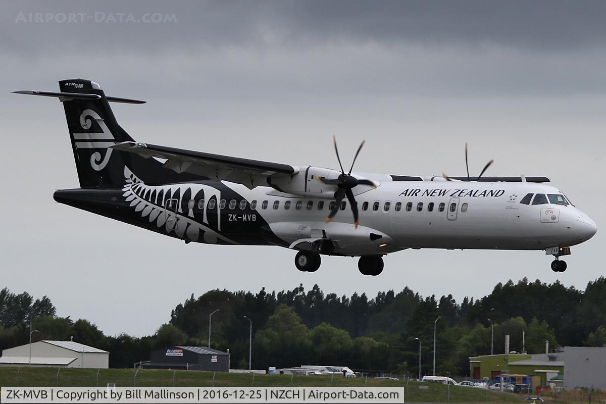 ZK-MVB, 2012 ATR 72-212A C/N 1065, NZ5095 from WLG